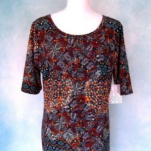 NWT LulaRoe Julia Navy Floral